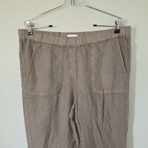Pure Jill | Olive Green Linen Pants Size Medium
